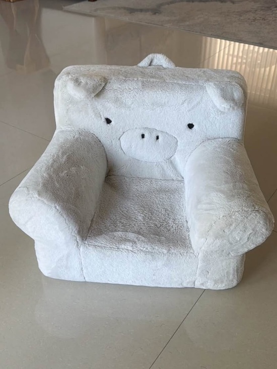 Pottery Barn Kids Other - Pottery Barn Plush White Animal Kids Armchair